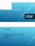 Geografia 5o Ano Aula001 Continente Europeu PDF