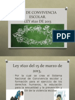 Ley de Convivencia Escolar 1620