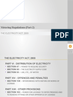 Metering Regulations (Part-2) : The Electricity Act, 2003