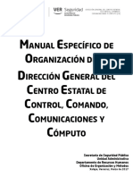 Manual Específico Dirección General Del C4 Veracruz