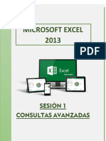 Excel 2013 Consultas Avanzadas