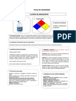 Ficha de Seguridad Clorox Blanqueador