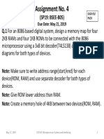 Assignment No. 4: (SP19: BSEE B05)