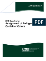 Assignment of Refrigerant Container Colors: 2016 Guideline For