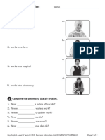 Level 3 Unit 2 Unit Test: Match. Draw Lines. A