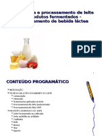 Tecnologia e Processamento de Leite e Produtos Fermentados - Processamento de Bebida Láctea