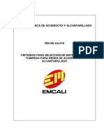 Criterios para La Seleccion de Materiales Ndi-Se-Aa-018