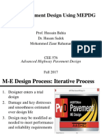 Flexible Pavement Design Using MEPDG: Prof. Hussain Bahia Dr. Husam Sadek Mohammed Ziaur Rahaman