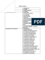 Table of Contents (Service Manual)