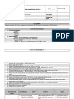 Position and Competency Profile: Department of Education