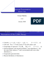 Advanced Econometrics: Masters Class