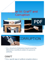 Chapter Iv: Graft and Corruption: Prepared By: Lilibeth Bumalin