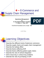 E-Commerce and Supply Chain Management: Operations Management R. Dan Reid & Nada R. Sanders