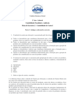 Ficha de Exercícios 2 - Contabilidade de Custos I PDF