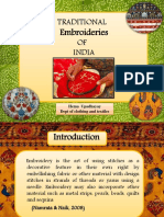 Traditional OF India: Embroideries