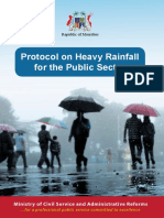 Protocol On Heavy Rainfall For The Public Sector: Ministry of Civil Service and Administrative Reforms