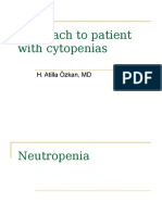 Approach To Patient With Cytopenias: H. Atilla Özkan, MD