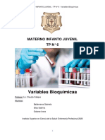 Variables Bioquímicas - Enfermeria