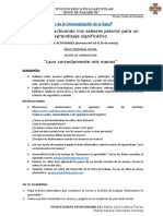 Personal Social - Indicaciones - Ficha Informativa - Ficha de Trabajo