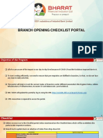 Branch Opening Checklist 1.2