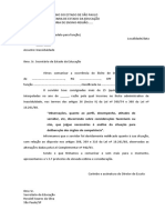 16-Modelo de Ofício - Encaminhamento A Secretaria Da Educação - INASSIDUIDADE