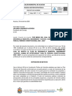 Proyecto de Acuerdo PDM