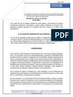 DECRETO No. 213 DEL 26 DE ABRIL DEL 2020