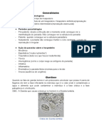 Introdução e Giardíase e Tricomoníase