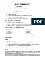 Objectives of Heat Treatment