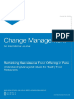 Rethinking Sustainable Food Offering in Peru