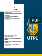 Tarea1 Entregable 1 - Unidad 1 Matriz Que Contenga Definiciones Sobre Gestión Administrativa y Definición Personal Practicum II