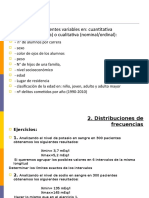 Ejercicio:: Clasificar Las Siguientes Variables En: Cuantitativa (Continua/discreta) o Cualitativa (Nominal/ordinal)