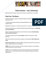 Safety in The Utility Industry - Key Takeaway PDF