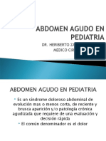 Abdomen Agudo en Pediatría