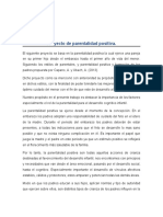 Proyecto de Parentalidad Positiva