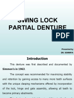 Swing Lock Partial Denture SOWMYA