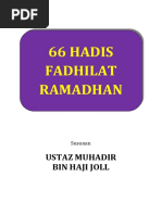 66 Hadis Fadhilat Ramadhan PDF