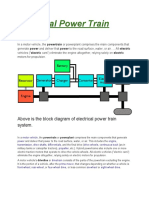 Electrical Power Train System