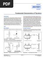 Characteristics of Thyristor PDF