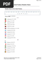 Member States of The United Nations