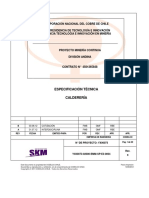 Especificación Técnica Calderería