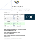 December Grade Tracking Sheet