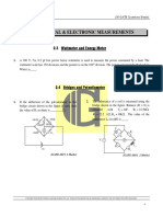 Electrical & Electronic Measurements: 2.3 Wattmeter and Energy Meter