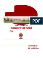 Project Report ON: Submitted By: Ravi Purohit Bba Final Year