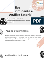 FEA - Análise Discriminante e Fatorial PDF