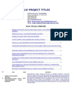 VLSI Projects