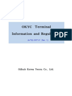 OKYC Terminal Information and Regulation