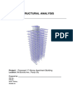 Structural Analysis - 17 Storey Apartment Building PDF