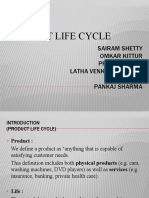 Product Life Cycle: Sairam Shetty Omkar Kittur Pradeep Patil Latha Venkathramaiah Shreya S. Pankaj Sharma