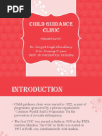 Child Guidance Clinic: Presented By: Mr. Navjyot Singh Choudhary M.Sc. Nursing 1 Year Dept. of Paediatric Nursing